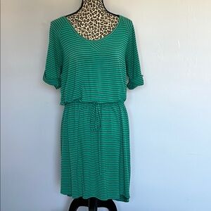 Caslon Cuffed 3/4 Sleeve Scoop Neck Dress